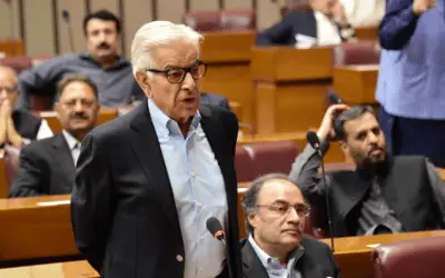 Row in NA: Khawaja Asif under fire for controversial Kashmir remarks