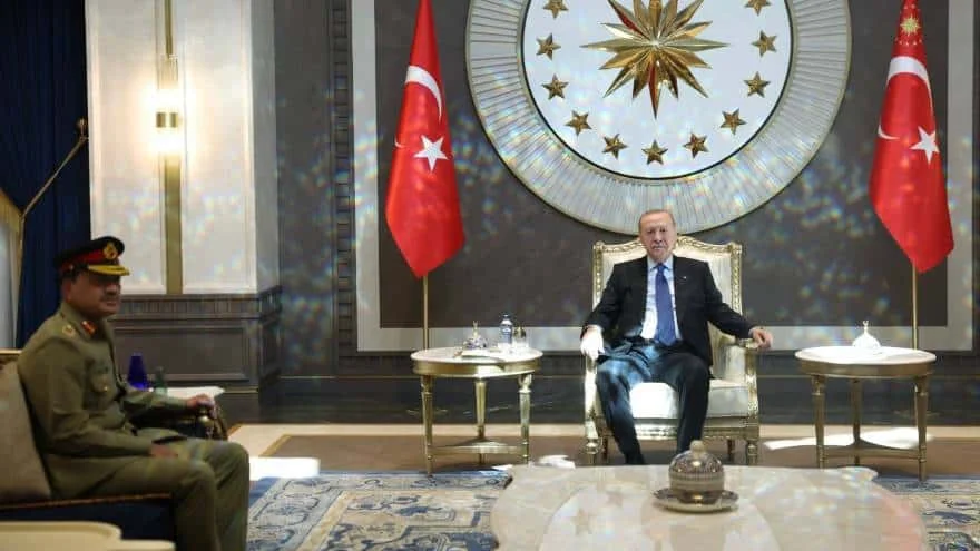 CDF Asim Munir Meets President Erdogan to Boost Defence Ties