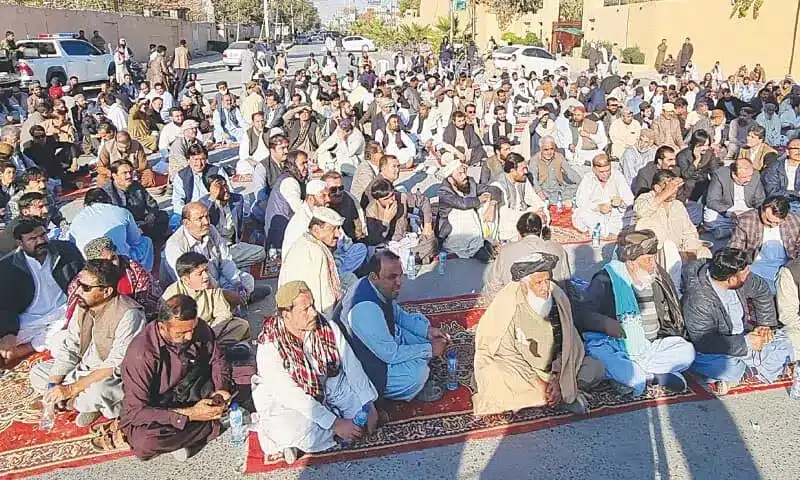 Ziarat Sit-In Enters Sixth Day in Quetta Over Martyrdom of Policemen