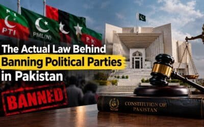 The Actual Law Behind Banning a Political Party in Pakistan