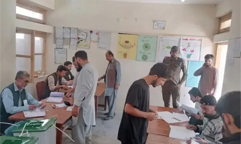 Polling Underway in Skardu By-Election Amid Tight Security