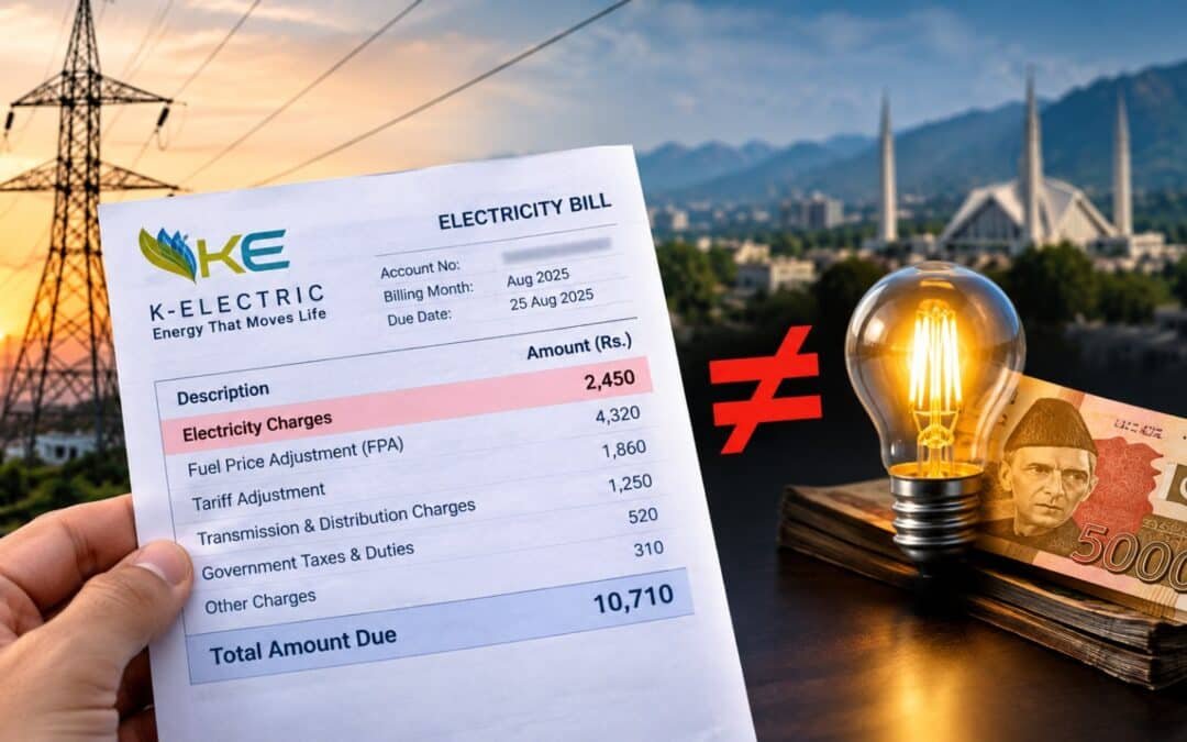 Why Your Electricity Bill in Pakistan is not about Electricity Only?